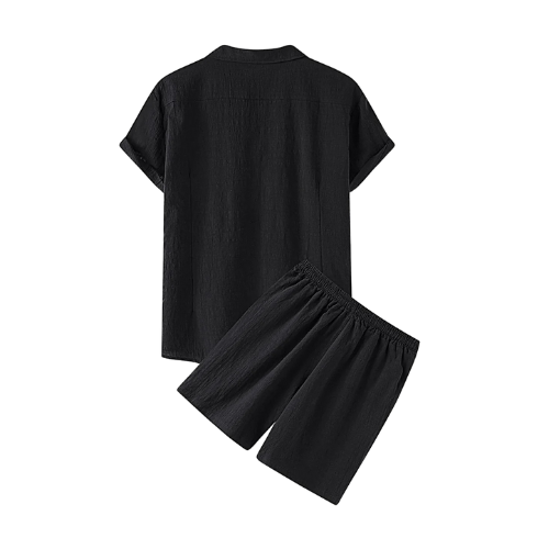 SAN DIEGO - CHEMISE ET SHORT EN COTON