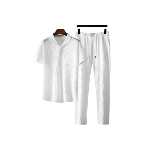MADRID - POLO ET PANTALON EN COTON