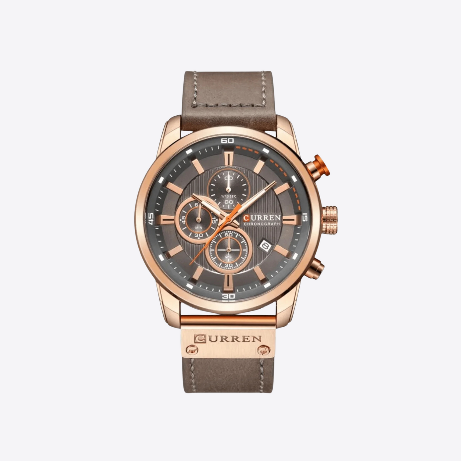 MONTRE CHRONOGRAPHE BRACELET CUIR