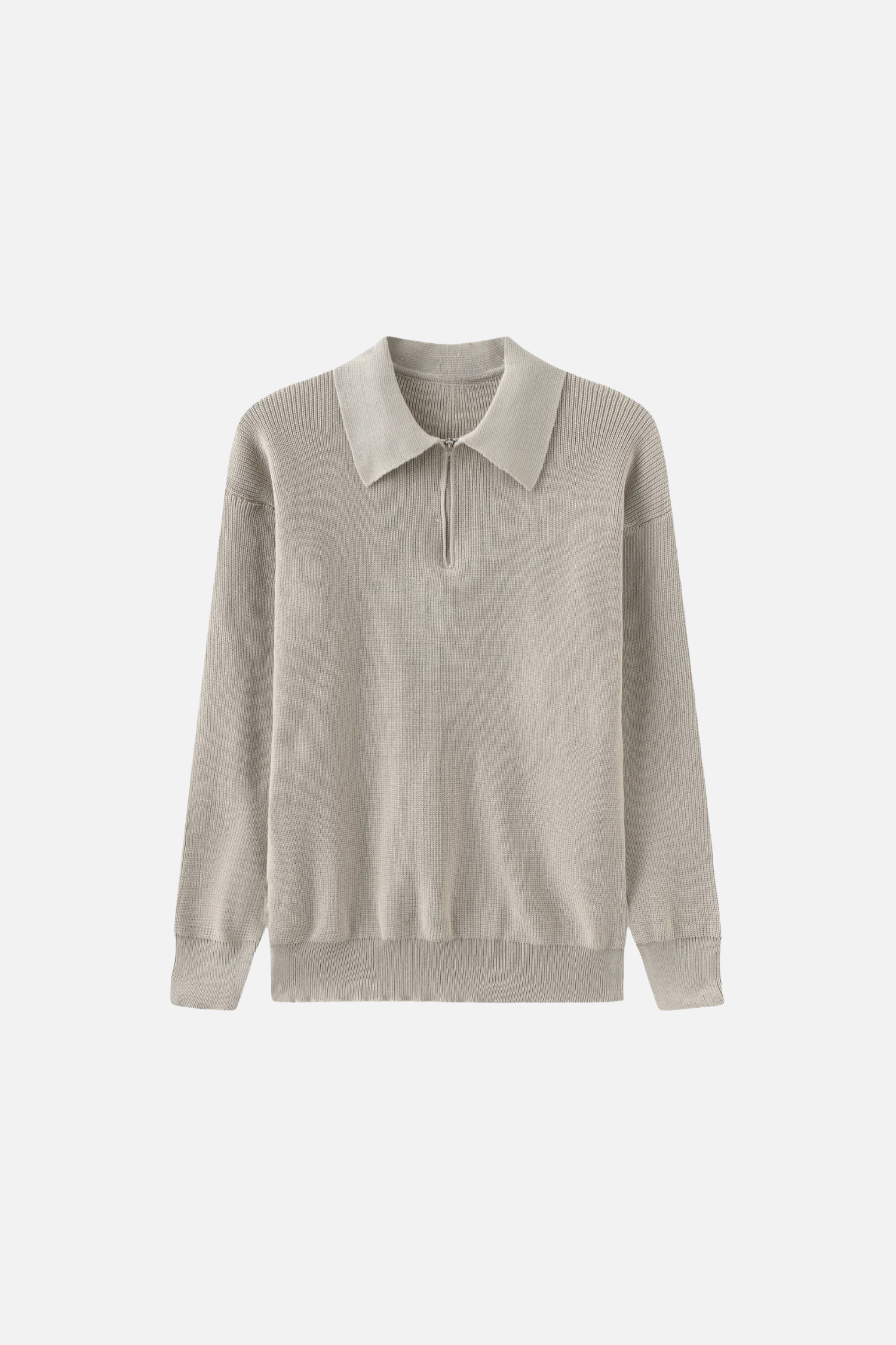 PULL COL POLO ZIPPÉ