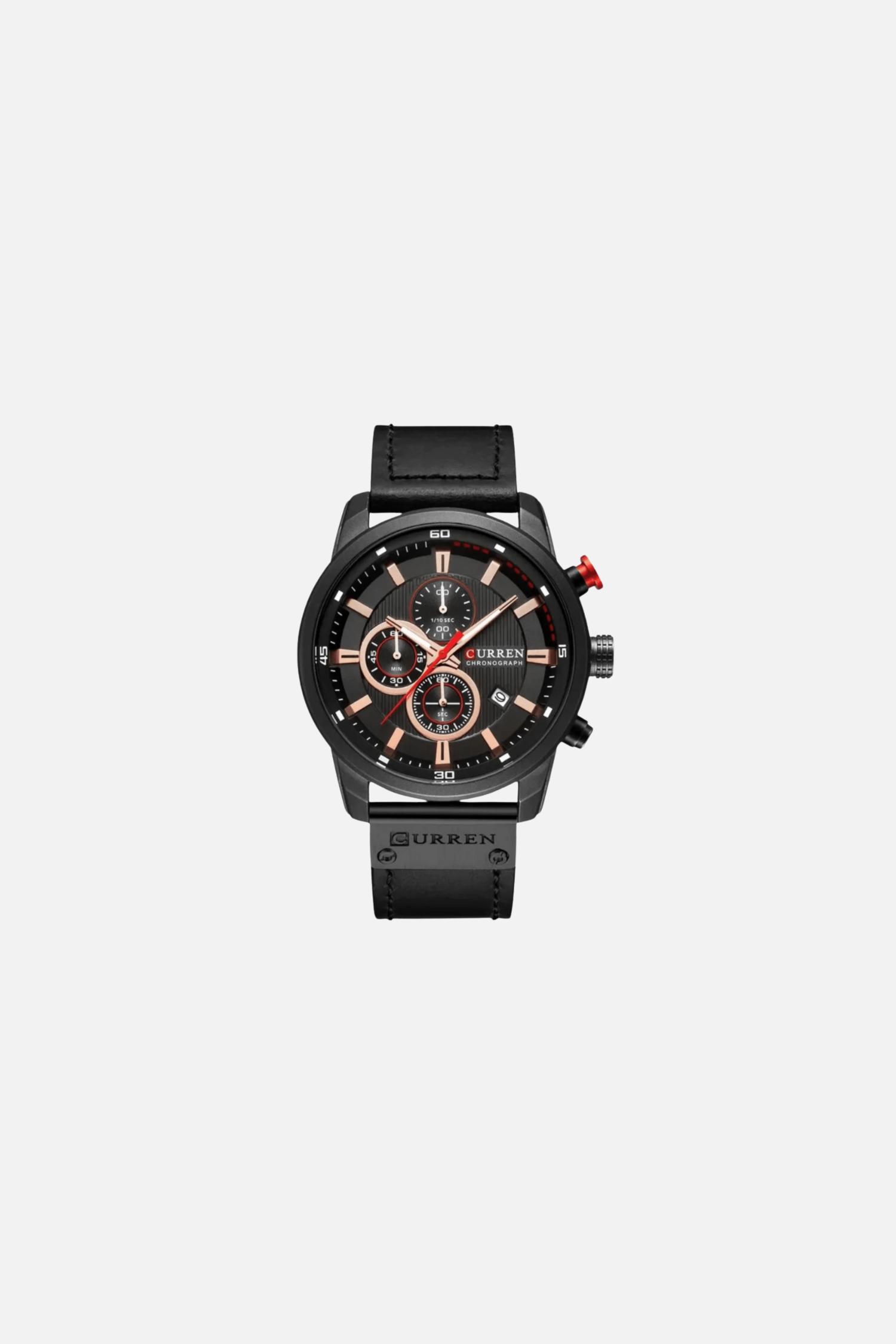 MONTRE CHRONOGRAPHE BRACELET CUIR